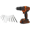 beauté BLACK+DECKER BDGHD18KA, Perceuse à Percussion 8